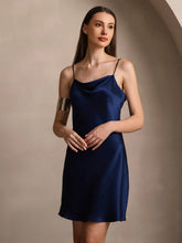 Sapphire Satin Dress
