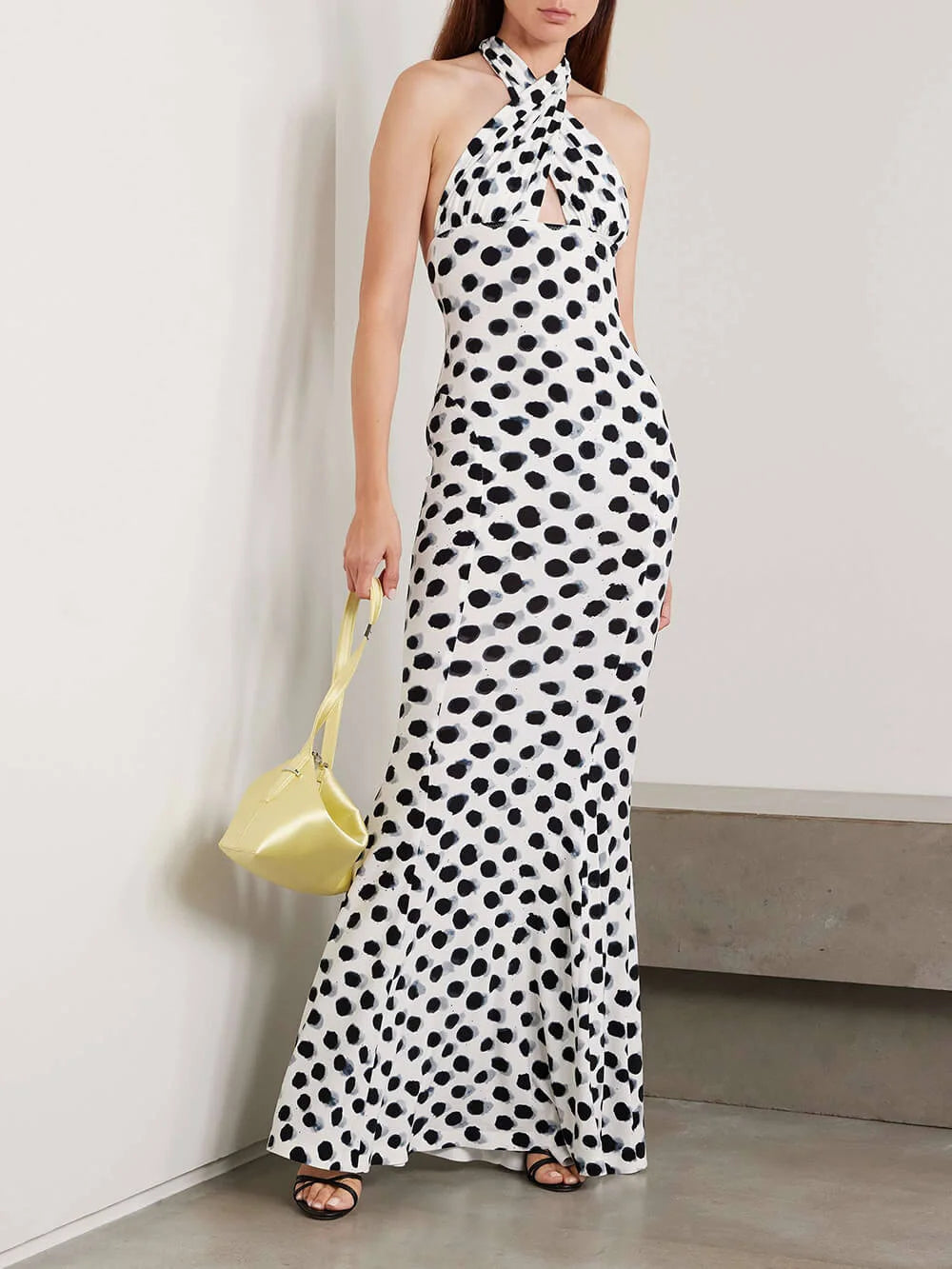 Luna Polka Maxi Dress