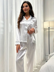Luxe Lounge Dreams Co-ord Set – White