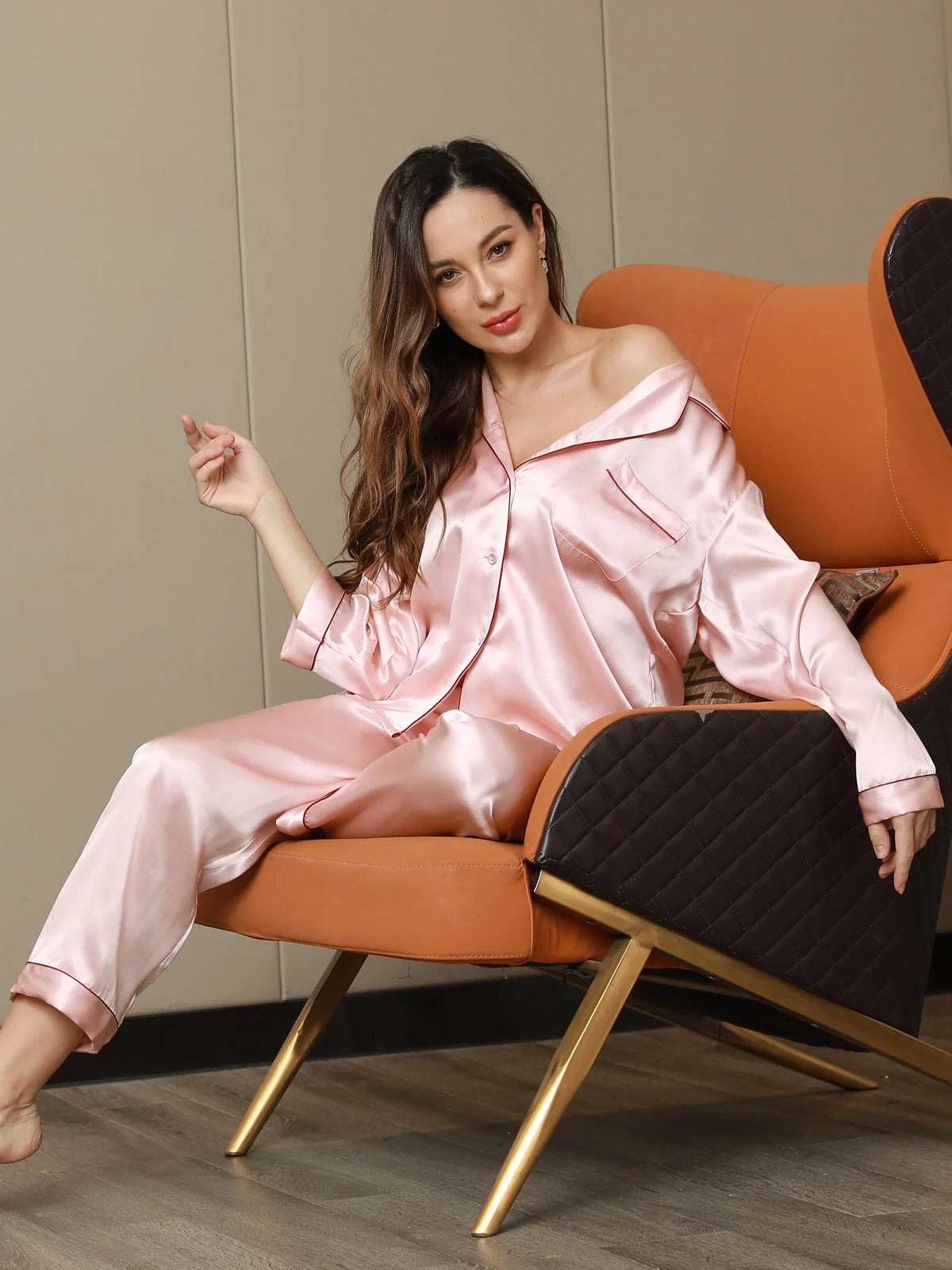 Luxe Lounge Dreams Co-ord Set – Pink