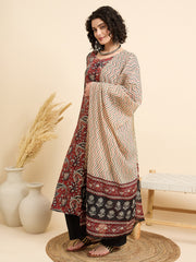 Rudrangi – Maroon Paisley Suit Set