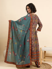 Rustic Charm Printed Kurta Set
