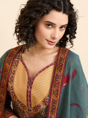 Rustic Charm Printed Kurta Set