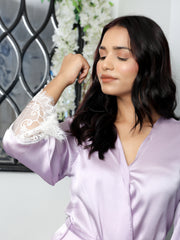 Lilac Angel Lace Wrap
