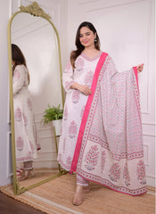 Ivory Allure A-Line Kurta Set