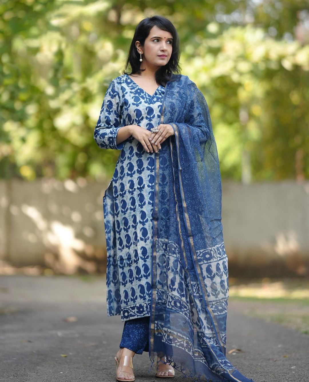 Azure Bliss Kurta Set