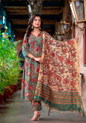 Mehreen – Green Floral Suit Set