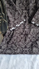 Noorika Short Kurti – Black & White Elegance