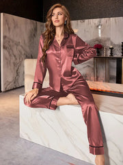 Luxe Lounge Dreams Co-ord Set – Rosewood