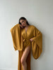 Golden Satin Robe