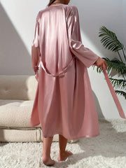 Embrace Satin Robe Set