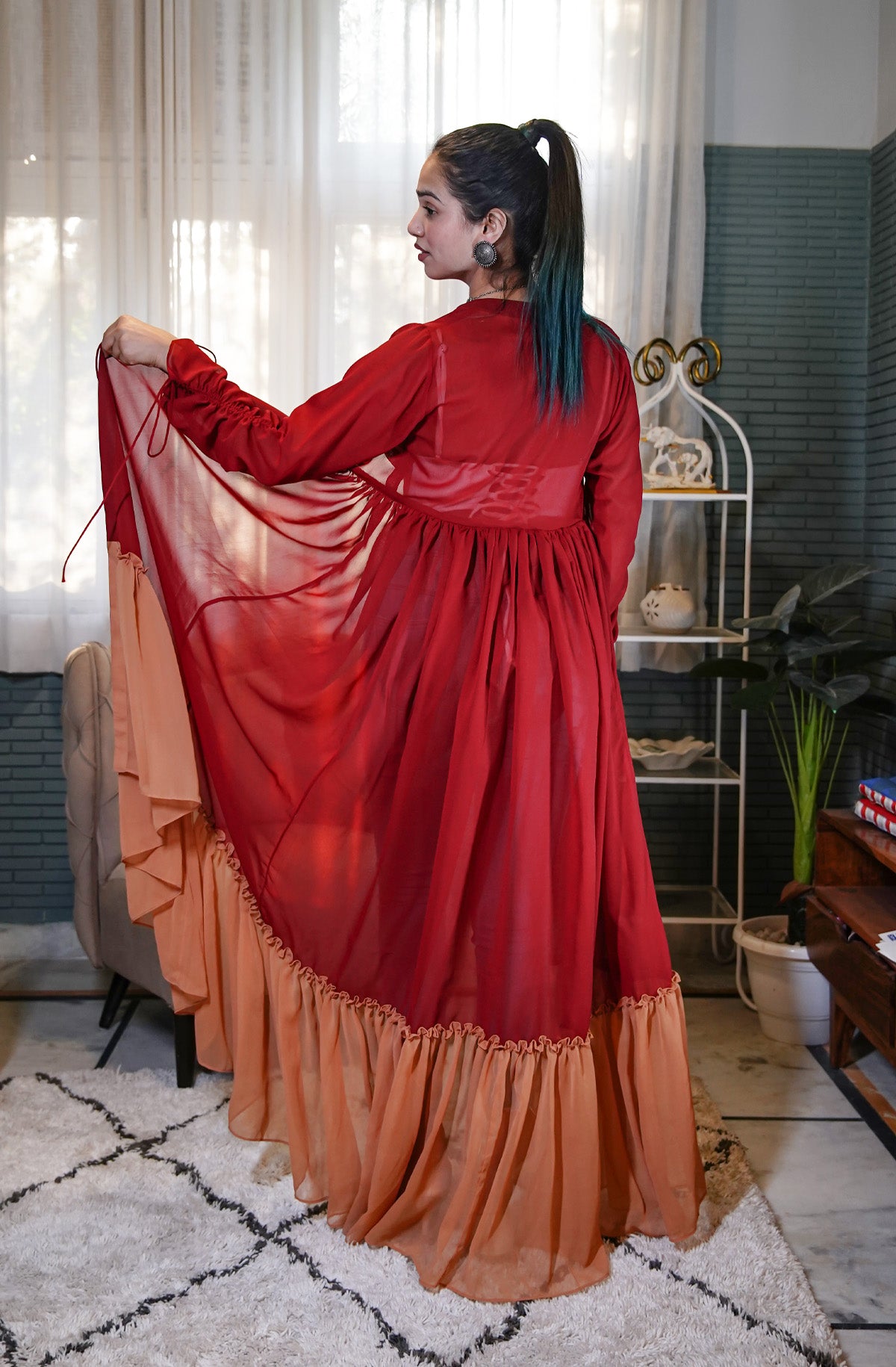 shrug for red dress This Cardigan Is Genius Over Dresses (aka...let's bring back the shrug)