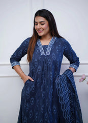 Royal Sapphire Anarkali Set