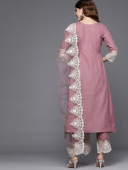 Blush Radiance Anarkali Set