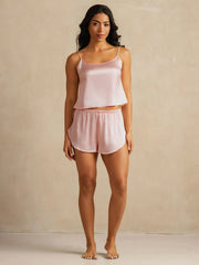Blush Luxe Satin Cami Set