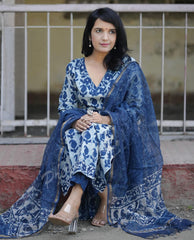 Azure Bliss Kurta Set