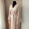 Champagne Satin Kimono Robe