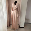 Champagne Satin Kimono Robe