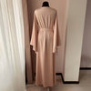 Champagne Satin Kimono Robe