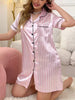 Pink Stripe long shirt