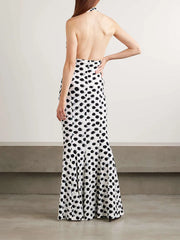 Luna Polka Maxi Dress