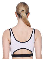 Ultimate Black Padded Sports  Bra With Removable Cups