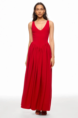 Red Rose - Long Dress