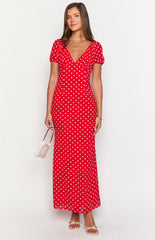 Scarlett Polka Maxi Dress