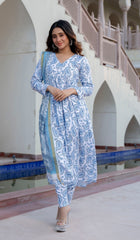 Sky Pallavi Printed Kurta Set