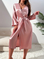 Embrace Satin Robe Set