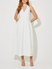 Ivory Polka Dress