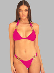 Luxe Links Pink Bikini Set