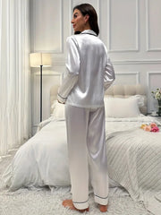 Luxe Lounge Dreams Co-ord Set – White
