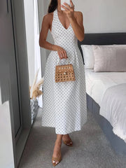 Ivory Polka Dress